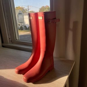 Matte Pink Hunter Boots